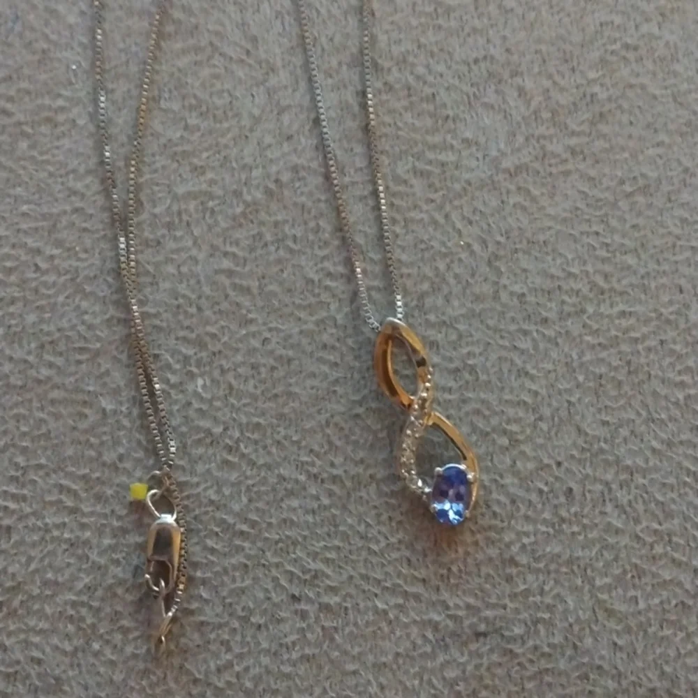 Stamped .925 Tanzanite Necklace
